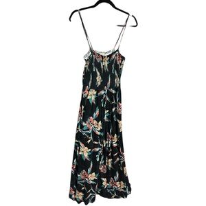 Roxy Straight to Romantic Jumpsuit Blue Black Size M